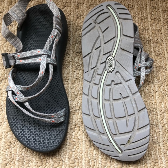 GREY WITH ORANGE CHACOS - Picture 2 of 2